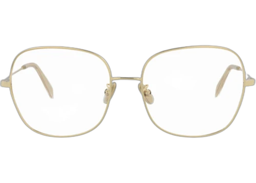 Celine Square-Frame Injection Optical Frames Gold Gold Transparent (CL50045U-57-032)