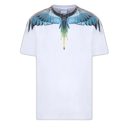 Marcelo Burlon Wing T-Shirt White Blue