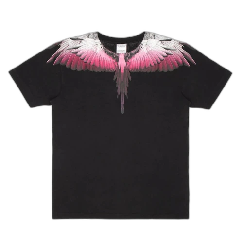Marcelo Burlon Wing T-Shirt Black Pink