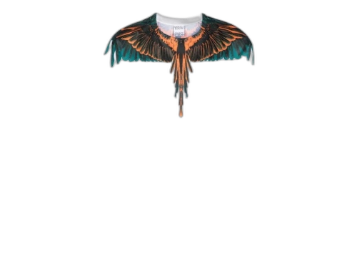 Marcelo Burlon Icon Wings Regular T-Shirt White/Green/Orange
