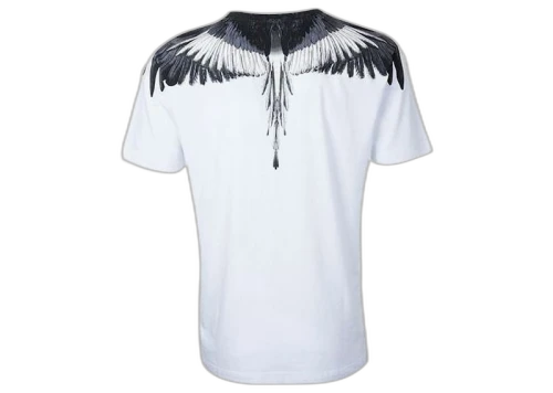 Marcelo Burlon Wing T-Shirt White Silver