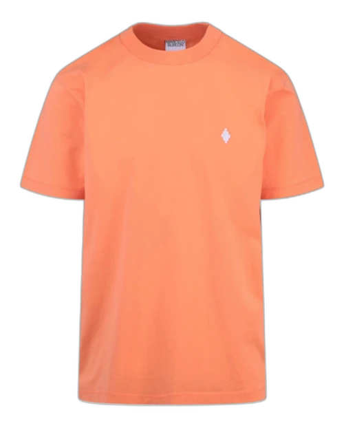 Marcelo Burlon Cross Logo T-shirt Orange