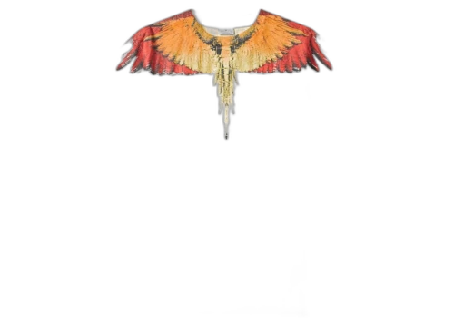Marcelo Burlon Wing T-Shirt White Orange