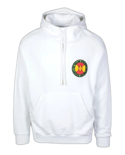Marcelo Burlon Country Park Patch Hoodie White