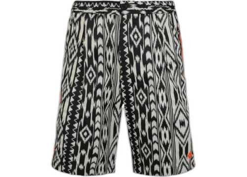 Marcelo Burlon Folk Jacquard Coulisse Shorts Black