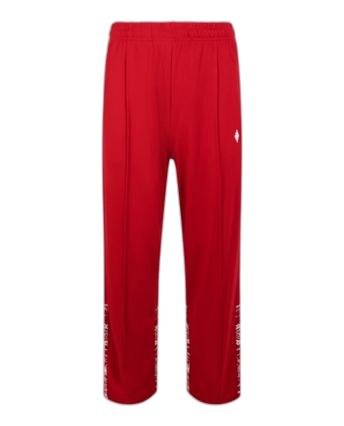 Marcelo Burlon Bandana Loose Track Pants Red