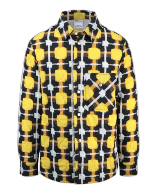 Marcelo Burlon Quilted Check Jacket Multi