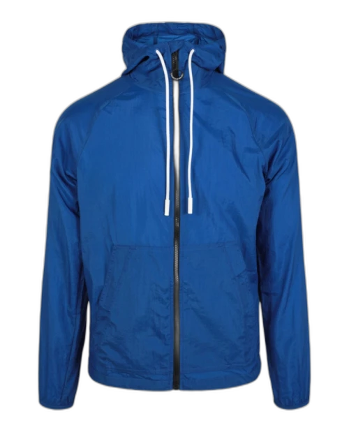 Marcelo Burlon Tempera Cross Windbreaker Blue
