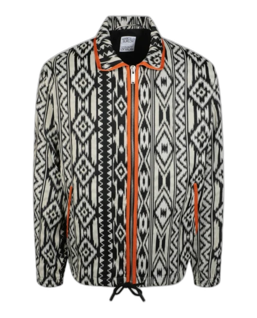 Marcelo Burlon Folk Jacquard Coach Jacket Multi