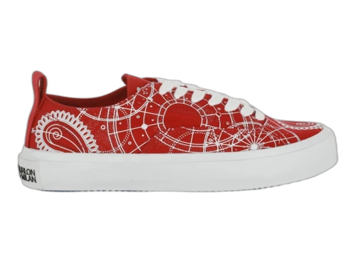 Marcelo Burlon Bandana Viento Low Red White