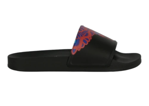 Marcelo Burlon Icon Wings Slides Black Red Blue