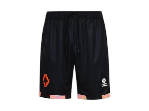 Marcelo Burlon Printed Track Shorts Black/Pink