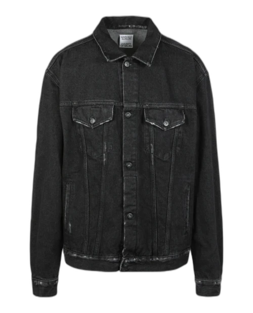 Marcelo Burlon Tempera Cross Stone Slim Jacket Black