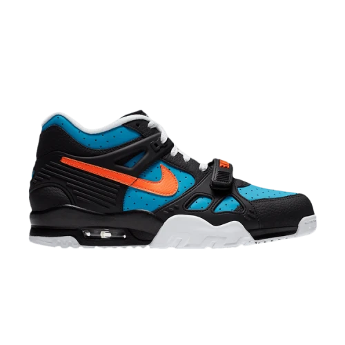 Nike Air Trainer 3 Black Total Orange Laser Blue