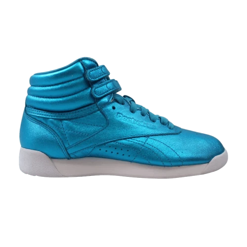 Reebok Freestyle Hi Metallic 'Feather Blue' (Women's)