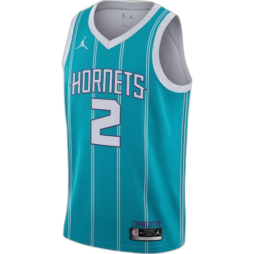 Air Jordan Lamelo Ball Hornets Icon Edition 2022 Swingman NBA Jersey Rapid Teal/Ball Lamelo