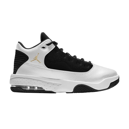 (GS) Air Jordan Max Aura 2 'White Black Gold'