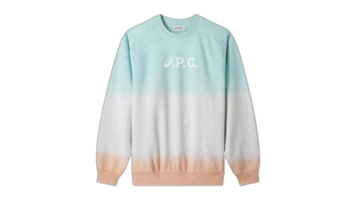 ASICS x APC Lake Dip Dye Sweatshirt Multicolor