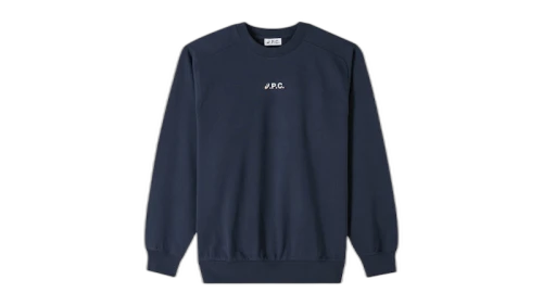 ASICS x APC Lake Sweatshirt Dark Navy Blue