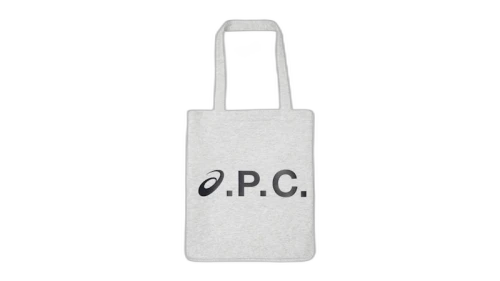 ASICS x APC Lou Tote Bag Pale Heather Gray