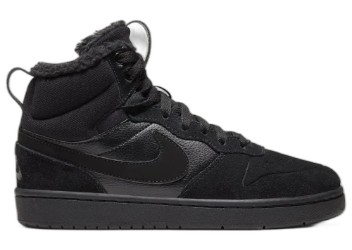 Nike Court Borough Mid 2 Triple Black (GS)