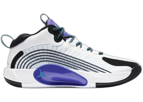 Jordan Jumpman 2021 PF White Hyper Grape Black Aquatone