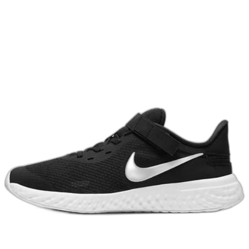 (GS) Nike Revolution 5 FlyEase 'Black White'