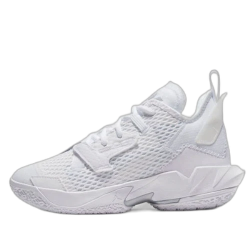 Jordan Why Not Zero.4 White Metallic Silver White (GS)