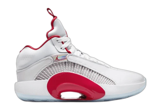 Jordan XXXV White Fire Red (GS)