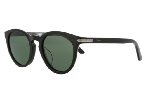 Cartier Round Sunglasses Black/Black/Green (CT0010SA-30002165-001)