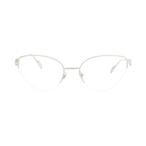 Cartier Cat Eye Eyeglasses Silver/Silver/Transparent (CT0157O-30003067-003)