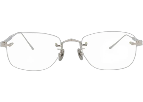 Cartier Square-Frame Titanium Optical Frames Silver Silver Transparent (CT0228O-30008381-003)