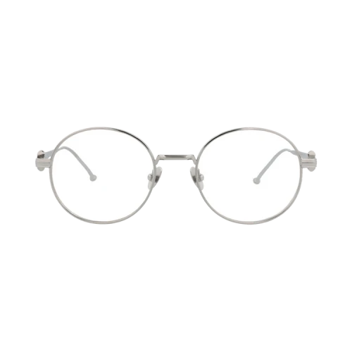 Cartier Round-Frame Titanium Optical Frames Ruthenium Ruthenium Transparent (CT0293O-30010458-003)