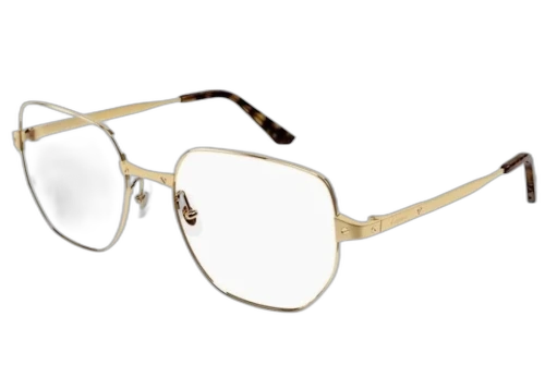 Cartier Santos de Cartier Sunglasses Gold (CT0339o-001-FR)