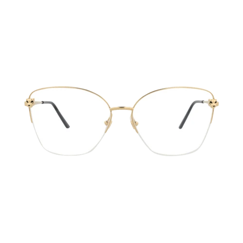 Cartier Photochromic Cat Eye-Frame Metal Optical Frames 'Gold Gold Transparent'