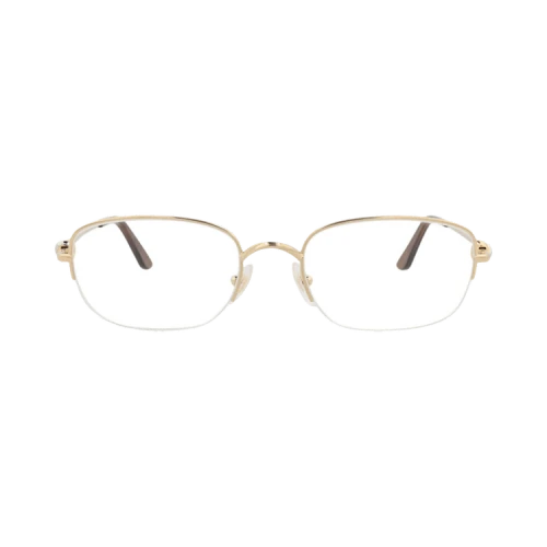 Cartier Photochromic Square-Frame Metal Optical Frames 'Gold Gold Transparent'