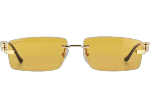 Cartier Panthere de Cartier Sunglasses Gold/Yellow (CT0430S-003-FR)