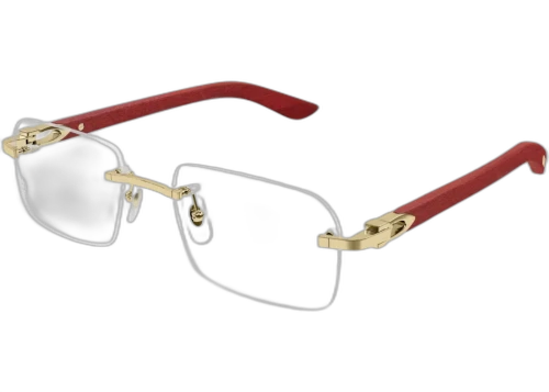 Cartier Decor C de Cartier Sunglasses Gold/Red (CT0453o-003-FR)