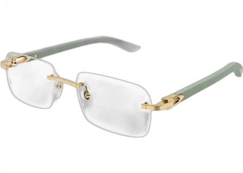 Cartier Decor C de Cartier Sunglasses Gold/Green (CT0453o-005-FR)