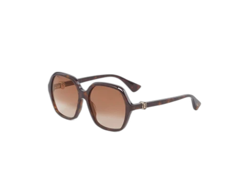 Cartier Signature C de Cartier Sunglasses Havana/Brown (CT0470S-002-FR)