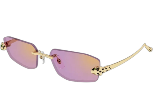 Cartier Panthere de Cartier Sunglasses Gold/Pink (CT0474S-006-FR)
