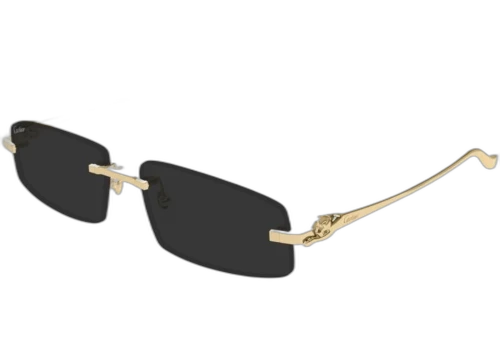 Cartier Panthere de Cartier Sunglasses Gold/Grey (CT0505S-001-FR)