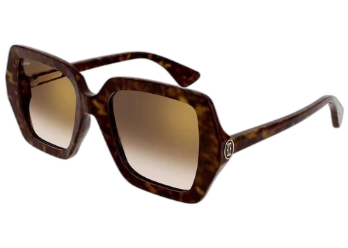 Cartier Signature C de Cartier Sunglasses Havana/Brown (CT0507S-002-FR)