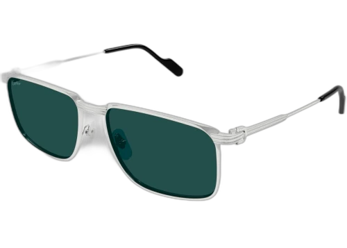 Cartier Premiere de Cartier Sunglasses Silver/Green (CT0534S-002-FR)
