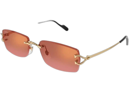 Cartier Decor C de Cartier Sunglasses Gold/Red (CT0550S-005-FR)