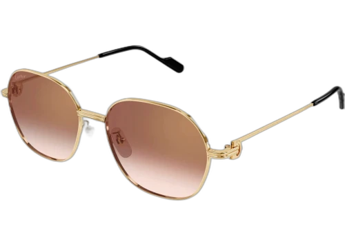 Cartier Premiere de Cartier Sunglasses Gold/Red (CT0569SA-003-FR)
