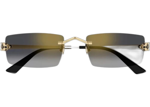 Cartier Panthere de Cartier Sunglasses Gold/Grey (CT0598S-001-FR)