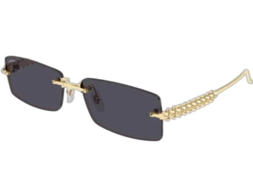 Cartier Clash de Cartier Sunglasses Gold/Smoke (CT0604S-002-FR)