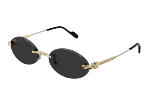 Cartier Premiere de Cartier Sunglasses Gold/Grey (CT0615S-006-FR)