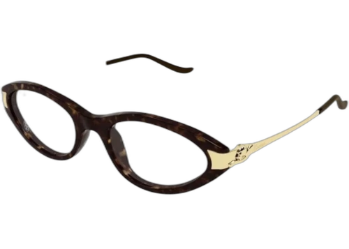 Cartier Panthere de Cartier Sunglasses Havana/Gold (CT0633o-002-FR)
